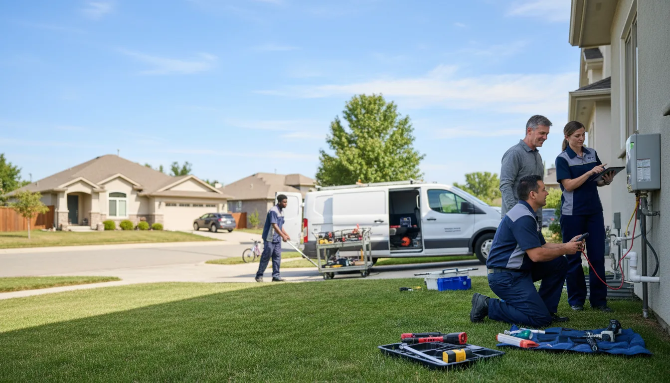 Tankless water heater service in Woodstock, VA